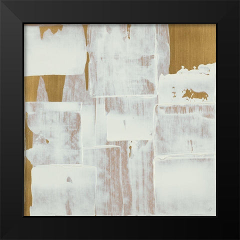 Modern Blanc II Black Modern Wood Framed Art Print by Loreth, Lanie