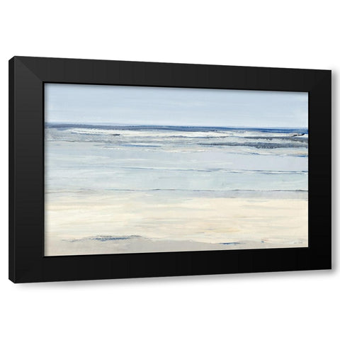 Beach Chillin Black Modern Wood Framed Art Print with Double Matting by Loreth, Lanie