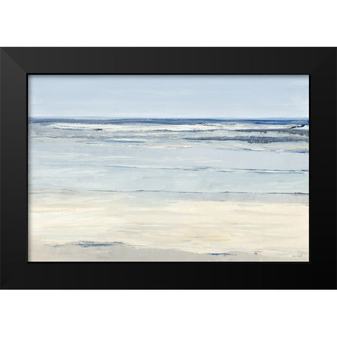 Beach Chillin Black Modern Wood Framed Art Print by Loreth, Lanie
