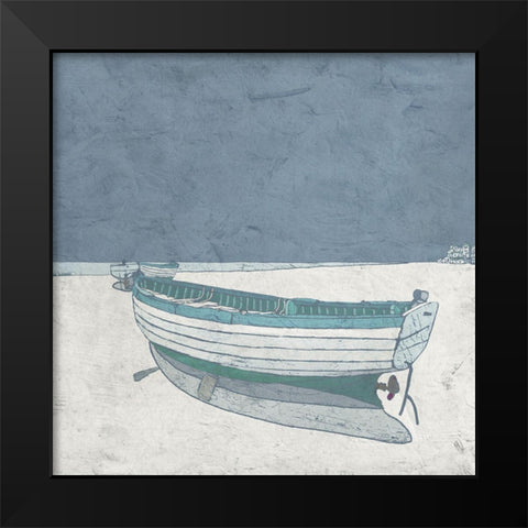 Docked Ashore I Black Modern Wood Framed Art Print by Mabat, Ynon
