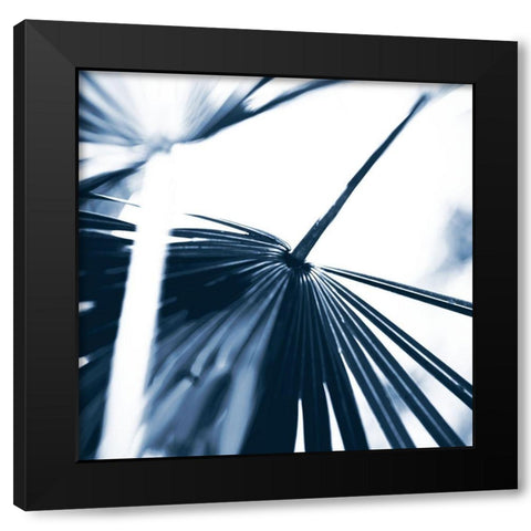 Among Blue Palms II Black Modern Wood Framed Art Print by Bryant, Susan