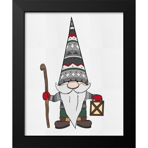 Nature Gnomes II Black Modern Wood Framed Art Print by Edwins, Hugo