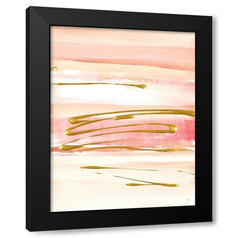 No Hustle No Bustle I Black Modern Wood Framed Art Print with Double Matting by Loreth, Lanie