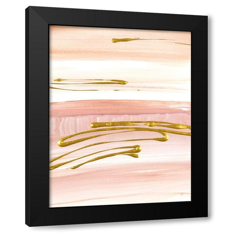 No Hustle No Bustle II Black Modern Wood Framed Art Print with Double Matting by Loreth, Lanie