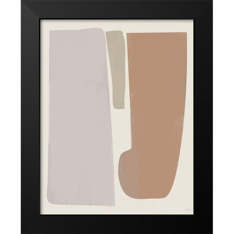 Vintage Machine Abstract I Black Modern Wood Framed Art Print by Meneely, Dan