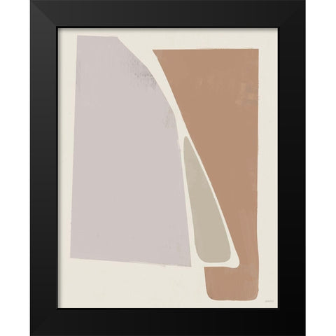 Vintage Machine Abstract II Black Modern Wood Framed Art Print by Meneely, Dan