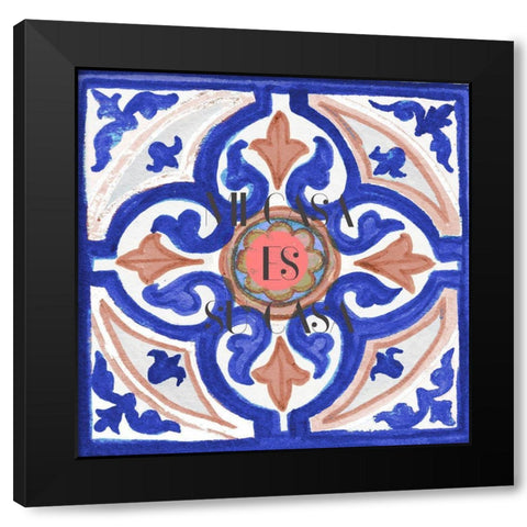 Mi Casa Es Su Casa Black Modern Wood Framed Art Print with Double Matting by Medley, Elizabeth