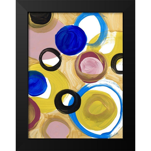 Time and Space I Black Modern Wood Framed Art Print by Loreth, Lanie