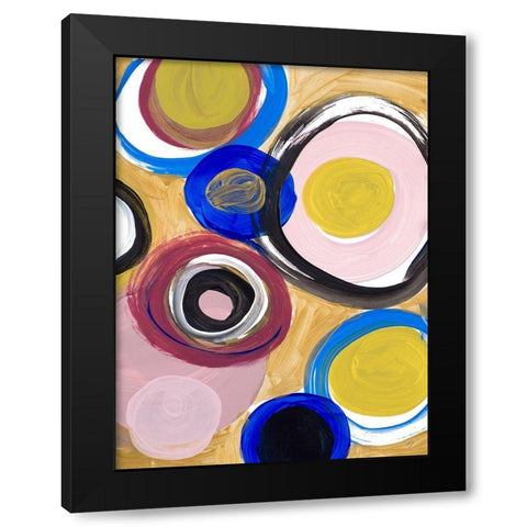 Time and Space II Black Modern Wood Framed Art Print by Loreth, Lanie