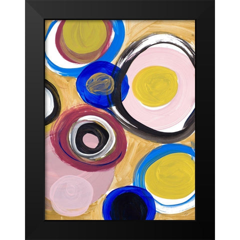 Time and Space II Black Modern Wood Framed Art Print by Loreth, Lanie