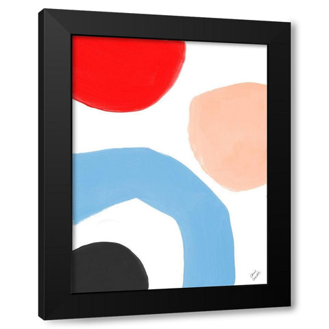 Bright Shape of Things I Black Modern Wood Framed Art Print with Double Matting by Loreth, Lanie