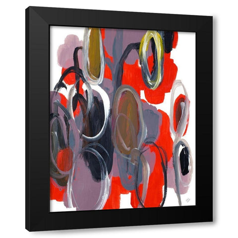 The City Spirit Black Modern Wood Framed Art Print by Loreth, Lanie
