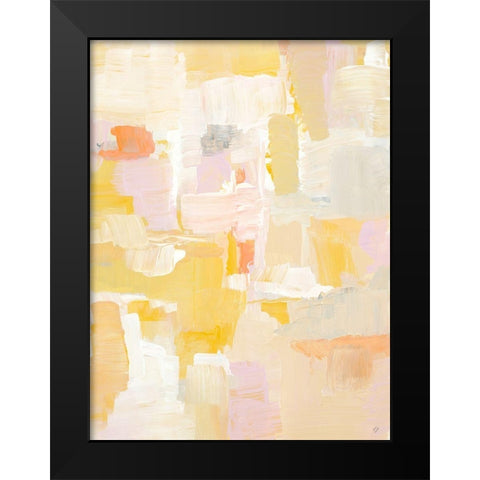 Peace I See Black Modern Wood Framed Art Print by Loreth, Lanie