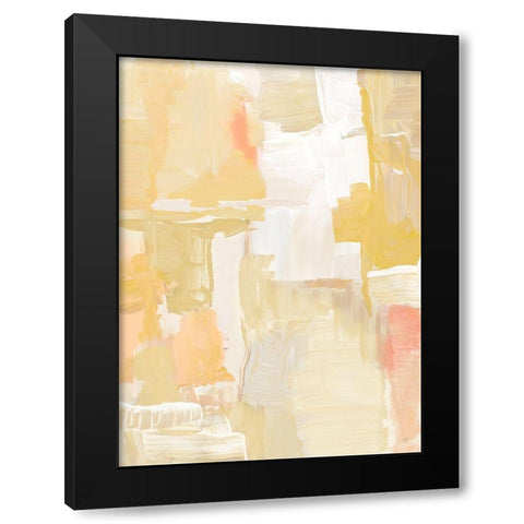 Peace I Black Modern Wood Framed Art Print with Double Matting by Loreth, Lanie