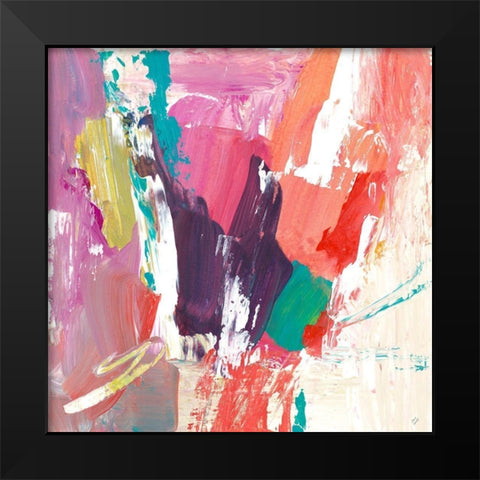 Internal Rhythm Black Modern Wood Framed Art Print by Loreth, Lanie