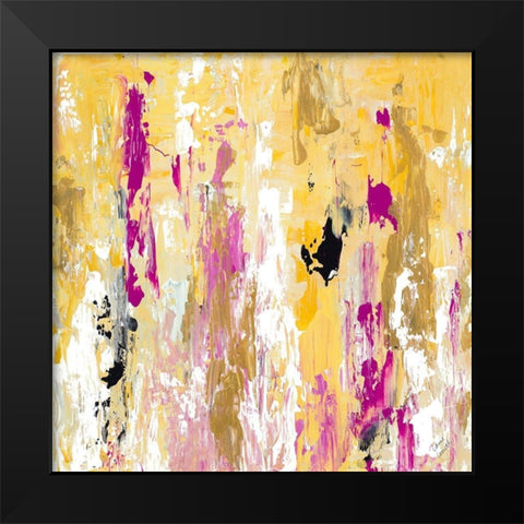 Parisian Chic Abstract II Black Modern Wood Framed Art Print by Loreth, Lanie