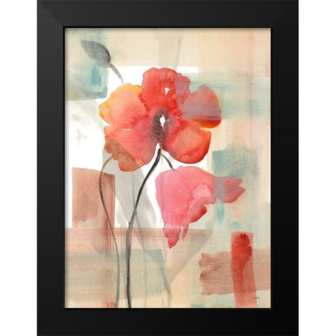 Misty Journey Black Modern Wood Framed Art Print by Loreth, Lanie