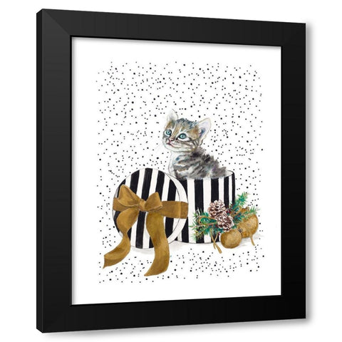 My Cute Present I Black Modern Wood Framed Art Print with Double Matting by Pinto, Patricia