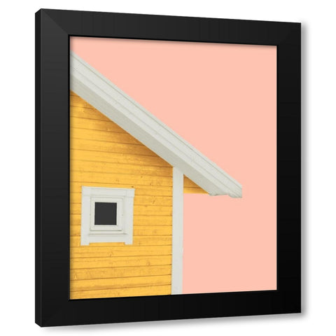 Summer Cabin Black Modern Wood Framed Art Print by Wilson, Kali