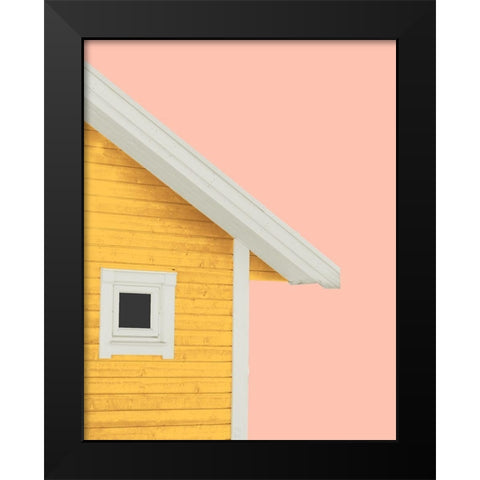 Summer Cabin Black Modern Wood Framed Art Print by Wilson, Kali
