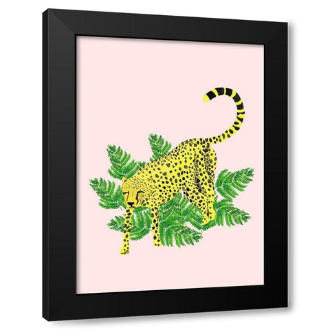 Cheetah On The Lookout II Black Modern Wood Framed Art Print by Bucheli, Jen
