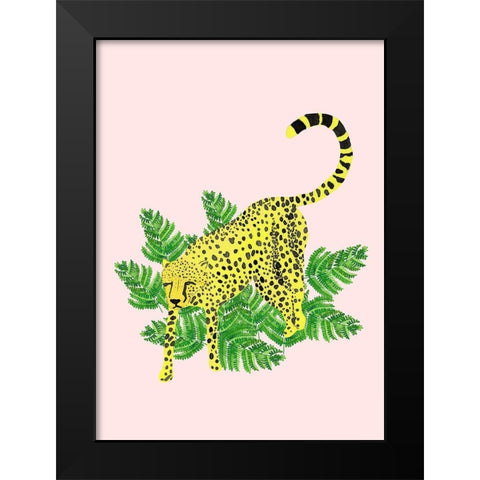 Cheetah On The Lookout II Black Modern Wood Framed Art Print by Bucheli, Jen