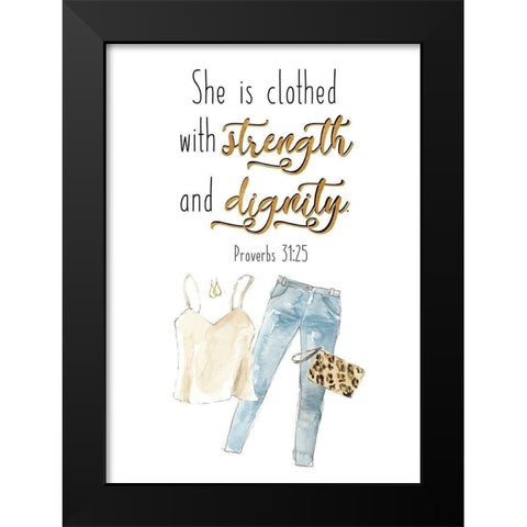 Animal Print Vibes I Black Modern Wood Framed Art Print by Loreth, Lanie