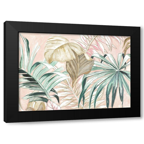Pastel Forest Black Modern Wood Framed Art Print by Pinto, Patricia