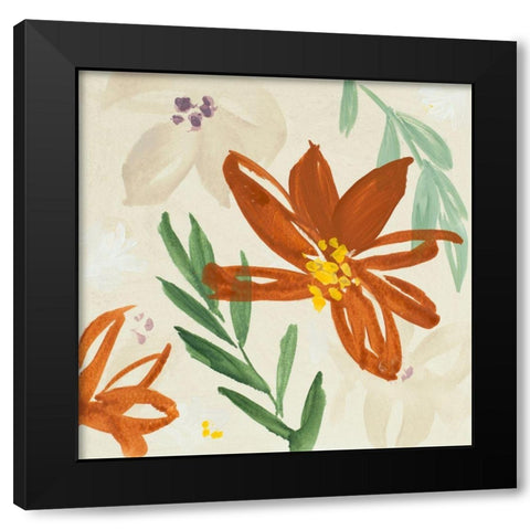 Into the Garden I Black Modern Wood Framed Art Print with Double Matting by Loreth, Lanie