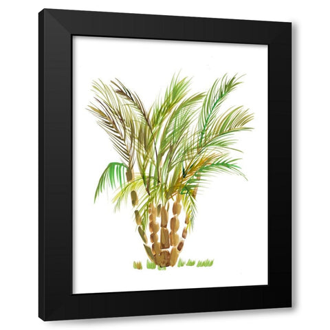 The Palm IV Black Modern Wood Framed Art Print by DeRice, Julie