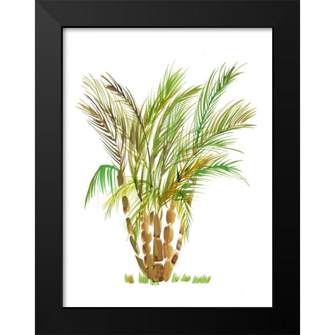 The Palm IV Black Modern Wood Framed Art Print by DeRice, Julie