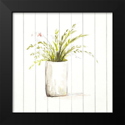 Ramitas I Black Modern Wood Framed Art Print by Pinto, Patricia