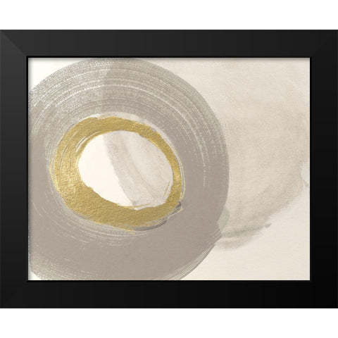 Modern Geometry Black Modern Wood Framed Art Print by Pinto, Patricia