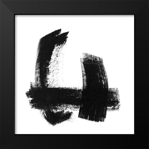New Black Signs II Black Modern Wood Framed Art Print by Pinto, Patricia
