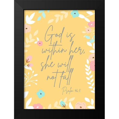 Spiritual Guidance I Black Modern Wood Framed Art Print by Quach, Anna