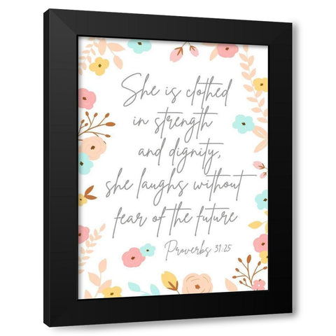 Spiritual Guidance III Black Modern Wood Framed Art Print by Quach, Anna