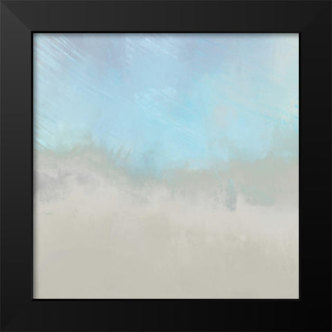 Misty Fog I Black Modern Wood Framed Art Print by Meneely, Dan