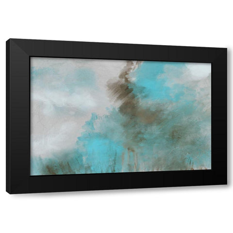 Garden Patina I Black Modern Wood Framed Art Print by Meneely, Dan