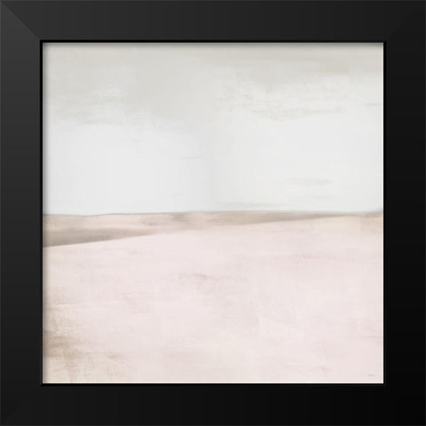 Blush Balance II Black Modern Wood Framed Art Print by Meneely, Dan