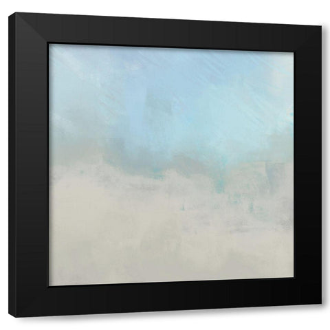 Misty Fog II Black Modern Wood Framed Art Print with Double Matting by Meneely, Dan