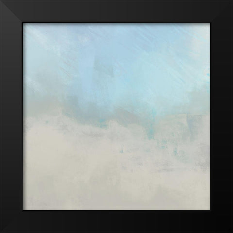 Misty Fog II Black Modern Wood Framed Art Print by Meneely, Dan