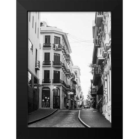 Viejo San Juan I Black Modern Wood Framed Art Print by Acosta