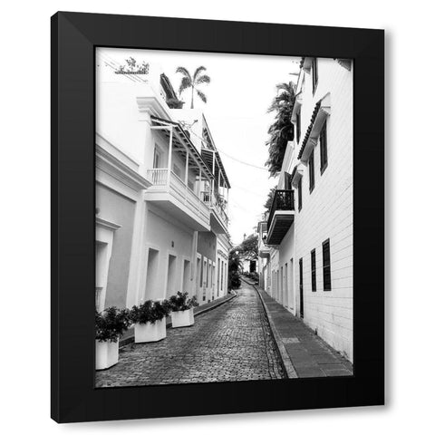 Viejo San Juan II Black Modern Wood Framed Art Print by Acosta