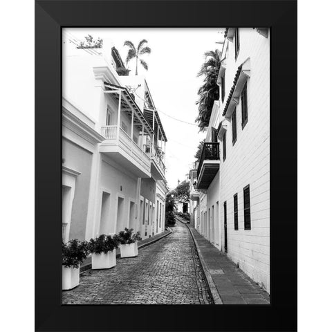 Viejo San Juan II Black Modern Wood Framed Art Print by Acosta