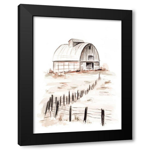 My Farm Black Modern Wood Framed Art Print by Pinto, Patricia