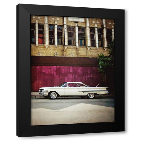 Hot Ride Black Modern Wood Framed Art Print by Bucheli, Jen