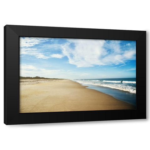 Coastal Shores Black Modern Wood Framed Art Print by Bucheli, Jen