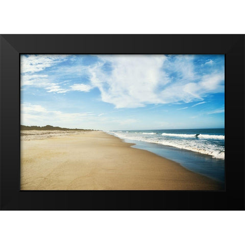 Coastal Shores Black Modern Wood Framed Art Print by Bucheli, Jen