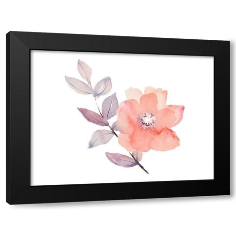 With Love it Grows I Black Modern Wood Framed Art Print with Double Matting by Loreth, Lanie