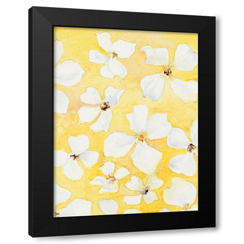 Summer is Here to Stay Black Modern Wood Framed Art Print by Loreth, Lanie